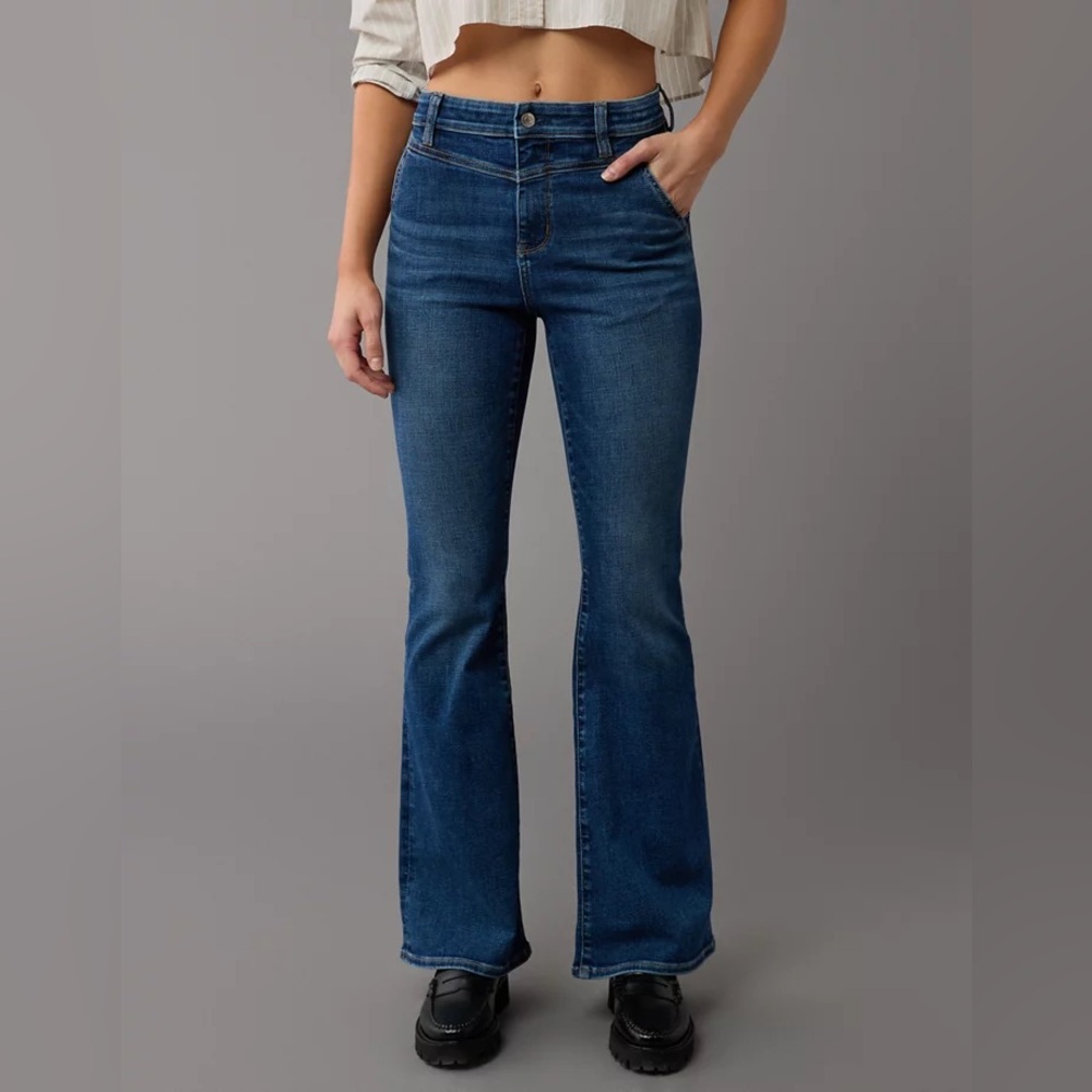 American Eagle Outfitters Next Level Super High-Rise Flare Jean